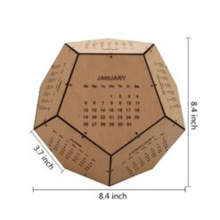 Lịch gỗ để bàn hình quả cầu