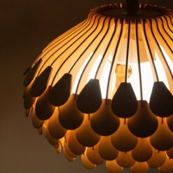 Đèn ngủ treo tường hình nửa quả thông 6 den ngu treo tuong hinh nua qua thong 138