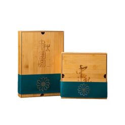 Hộp bánh trung thu bằng tre khắc laser