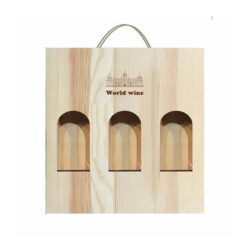 Hộp đựng 3 chai rượu cắt cnc