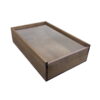 Hộp gỗ nắp mika màu nhám