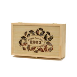 Hộp quà tết gỗ chúc mừng năm mới