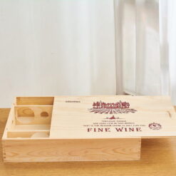 Hộp rượu 6 chai bằng gỗ nằm ngang 8 hop ruou 6 chai bang go nam ngang 414