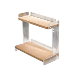 Khay gỗ 2 tầng khắc laser