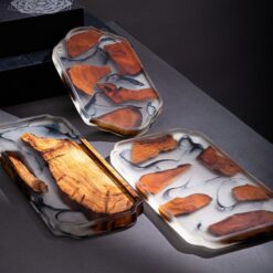 khay go ket hop nhua epoxy 110