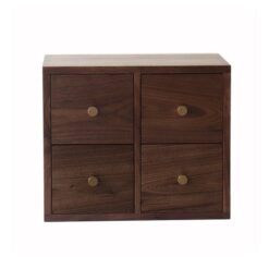 Tủ để bàn bằng gỗ chia ngăn