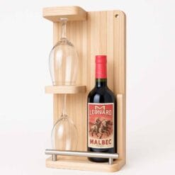 giá đựng rượu vang bằng gỗ