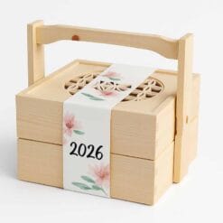 Hộp Gỗ Trung Thu Dạng Tráp