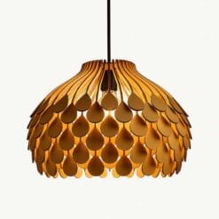 Đèn gỗ treo trần