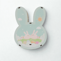 Đèn lồng thỏ xanh